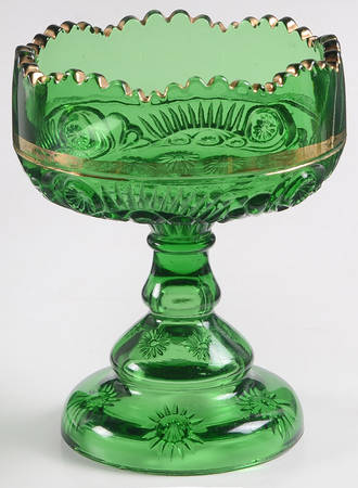 Esther Emerald 5" Height Open Compote