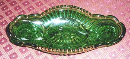 Esther Emerald 8" Oblong Relish