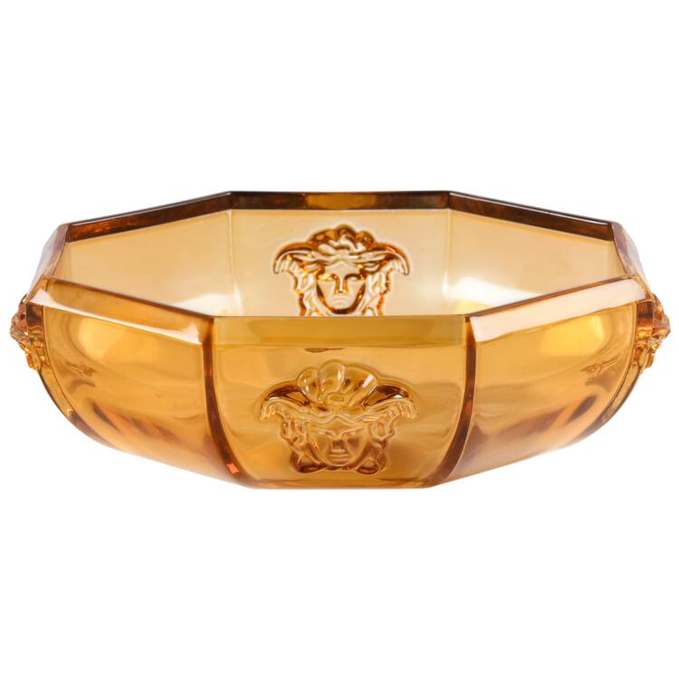 Medusa Lumiere Amber Small Dessert Bowl