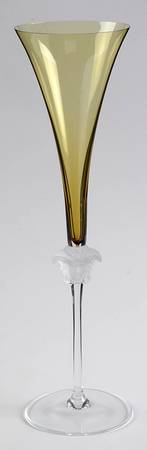 Medusa Lumiere Green Fluted Champagne