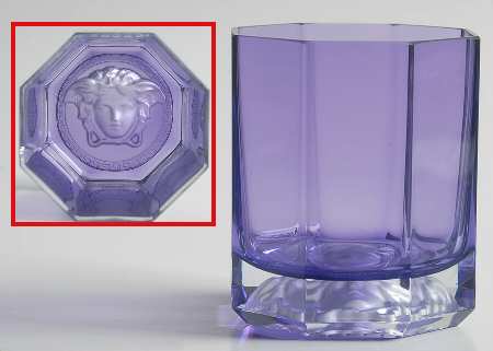 Medusa Lumiere Lilac Whiskey Glass
