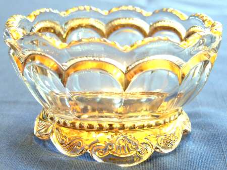 Empress Clear (Gold Trim) Small Fruit Dessert Bowl