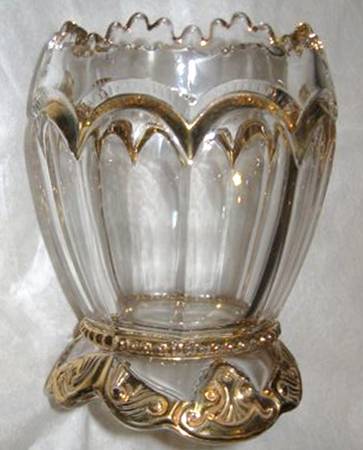 Empress Clear (Gold Trim) Open Spooner