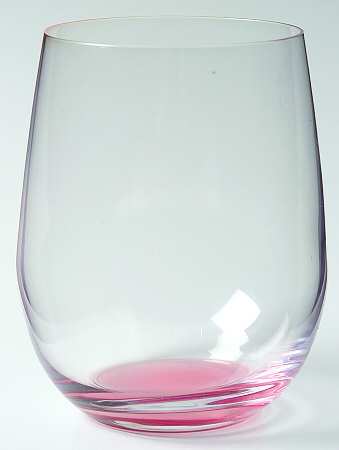 O Pink Flat Wine Tumbler