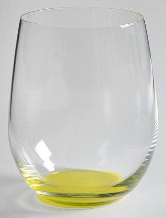 O Yellow Flat Wine Tumbler