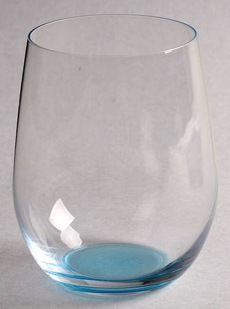 O Blue Flat Wine Tumbler