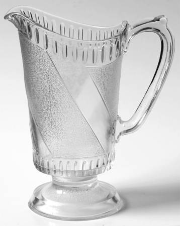 Diagonal Band Clear Creamer