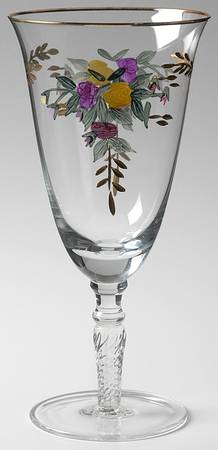 Old Country Roses (Handpainted, Gold Trim) Iced Tea