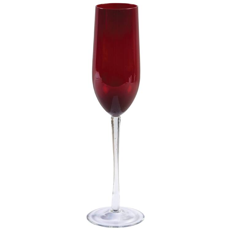 Old Country Roses Ruby Fluted Champagne