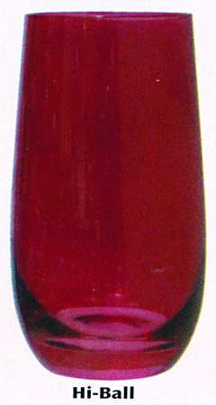 Old Country Roses Ruby Highball Glass
