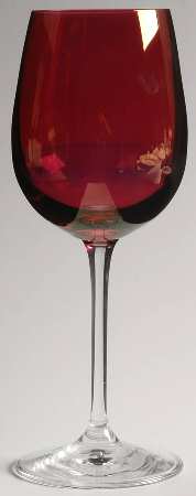 Old Country Roses Ruby Wine Glass