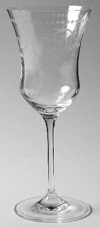 Florentine Clear Wine Glass