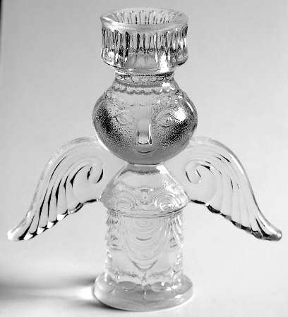 Angels 4" Single Light Candlestick