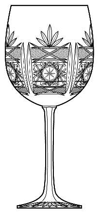 San Michele Cut (Multisided Stem) by Riedel Crystal