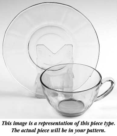 Minuet Green (Stem 4020) Cup & Saucer Set