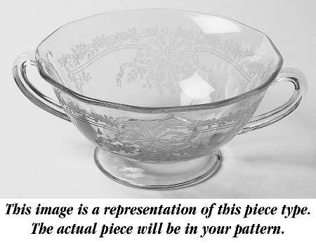 Versailles Pink Cream Soup Bowl Only