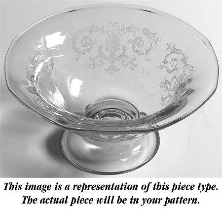 Oak Leaf Green (Brocade) Mayonnaise Bowl, Bowl Only