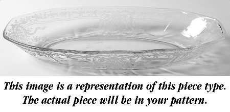 Fairfax Clear (Line 2375) 11" Oval Celery