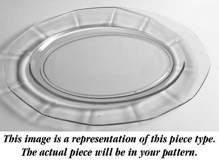 Fairfax Pink (Rose, Line 2375) 15" Oval Platter
