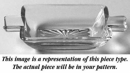 Baroque Topaz 3" Oblong Ashtray (Baroque Shape)