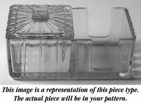 Baroque Clear Baroque Cigarette Box and Tray Holder