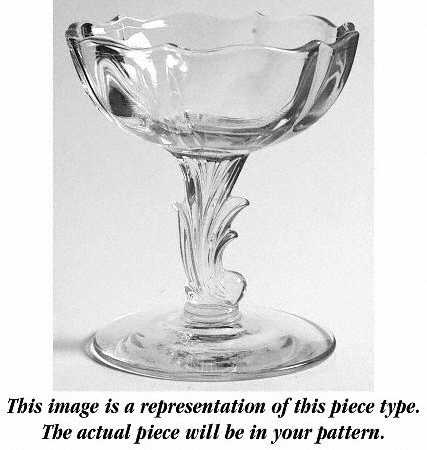 Wheat (Old-Serv Pieces) Open Footed Jelly (Baroque Shape)