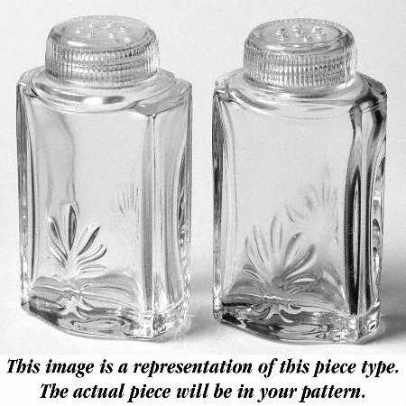 Baroque Clear Baroque Individual Shaker Set with Glass Lids