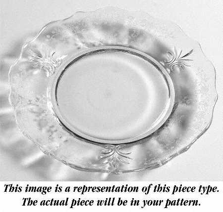 Lido Blue Bread & Butter Plate (Baroque Shape)