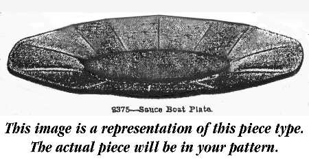 Corsage Clear Sauce Boat, Underplate Only