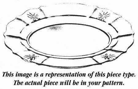 Shirley 12" Oval Platter (Baroque Shape)