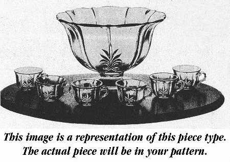 Baroque Clear (13 Piece) Punch Set (Baroque Shape)