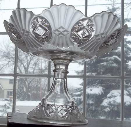 Vera Frosted Round Compote (Height X Width)
