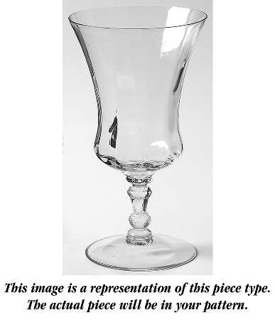 Rose Point Clear (Stem 3500, Gold Trim, Etched) 12 Oz Footed Tumbler
