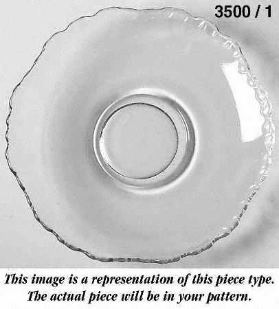 Gadroon Amethyst Saucer for Cup & Saucer (Shape 3500)
