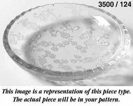 Gadroon Clear 3 1/4" Round Ashtray (Shape 3500)