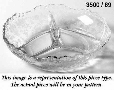 Valencia Clear (Stem 3500) 6" Round 3 Part Relish