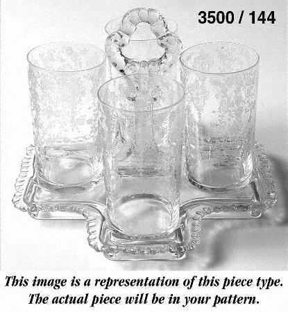 Gadroon Clear (5 Piece) Bridge Set