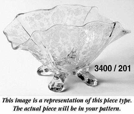 3400-1 3400/201 Fan Shape 4-Toed Bon Bon