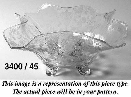 Adonis 3400 11" 4 Toed Fancy Edge Bowl