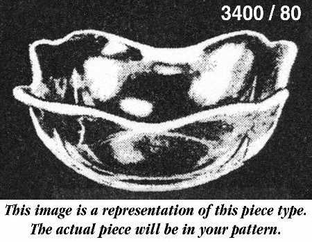 3400-1 Shape 3400 Square Cranberry Bowl