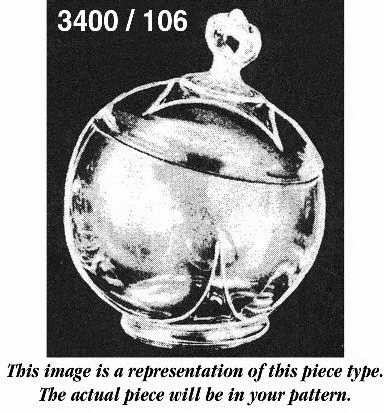 3400-1 3400/106 Marmalade & Lid