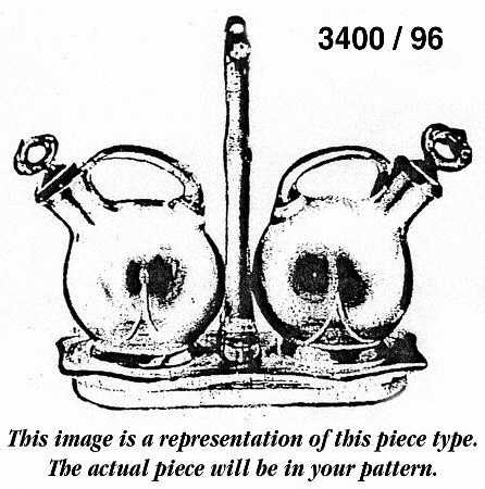 3400-1 (5 Piece) Shape 3400 2 Oz Oil Cruet Set