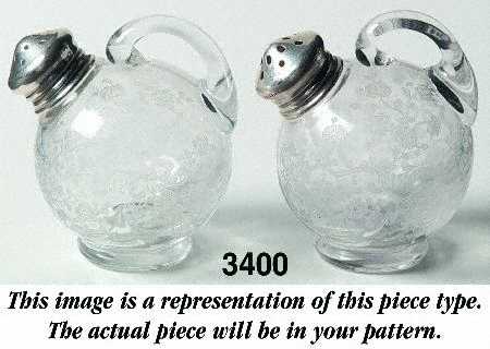 3400-1 3400 Handled Shaker Set with Metal Lids
