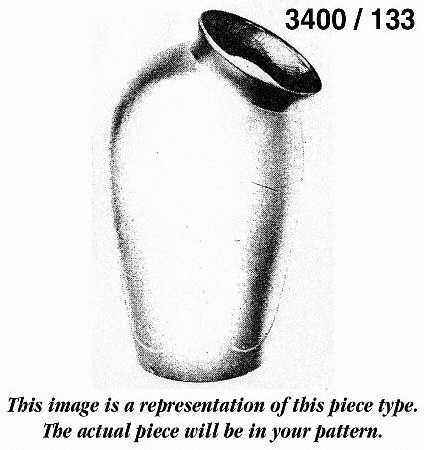 3400-1 #3400/133 11" Flower Vase