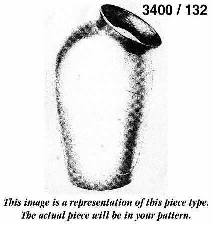 3400-1 #3400/132 9" Vase