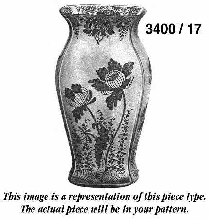 3400-1 #3400 12" Flower Vase