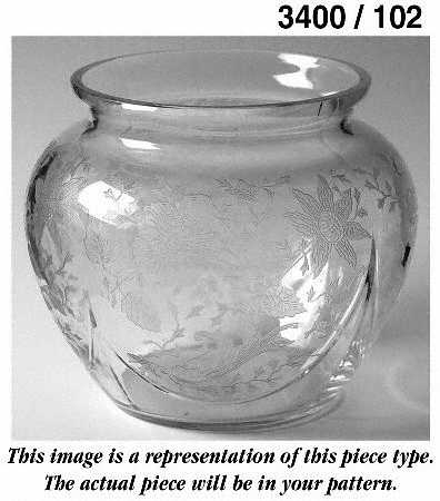 3400-1 3400 5" Globe Vase
