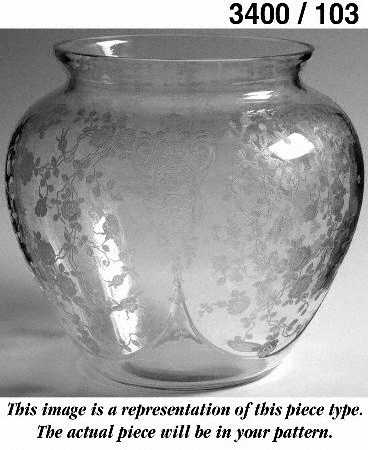 3400-1 3400 6" Globe Vase