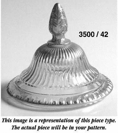 Gadroon Ruby Lid for 12" Footed Urn
