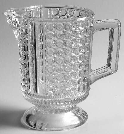 Three Panel Clear Creamer